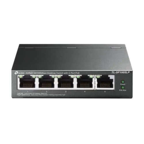 TP-LINK (TL-SF1005LP) 5-Port 10/100 Unmanaged Desktop Switch, 4-Port £ 24.44 X-Case