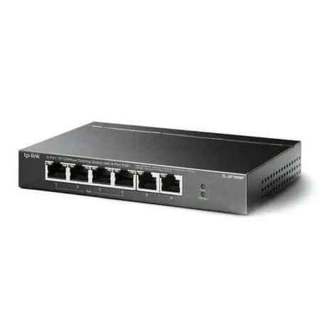 TP-LINK (TL-SF1006P) 6-Port 10/100 Unmanaged Desktop Switch, 4 Port £ 31.43 X-Case