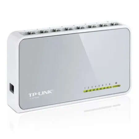 TP-LINK (TL-SF1008D V12) 8-Port 10/100 Unmanaged Desktop Switch, £ 8.73 X-Case