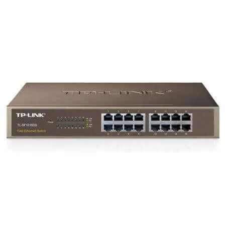 TP-LINK (TL-SF1016DS) 16-Port 10/100Mbps Unmanaged Rackmount Switch, £ 24.44 X-Case