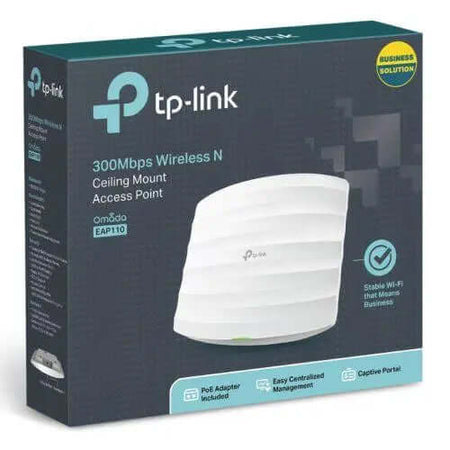 TP-LINK (EAP110) Omada 300Mbps Wireless N Ceiling Mount Access Point, £ 29.68 X-Case