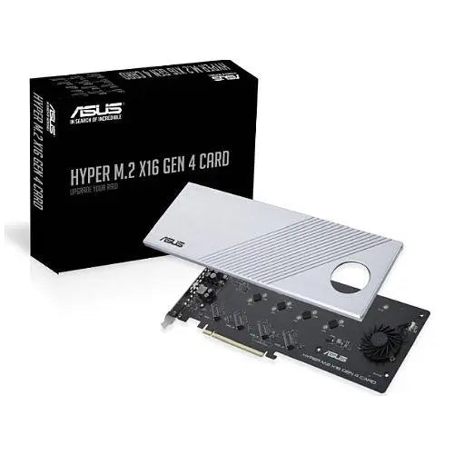 Asus Hyper M.2 x16 Gen 4 Card (PCIe 4.0/3.0), Supports four NVMe M.2 £ 46.57 X-Case