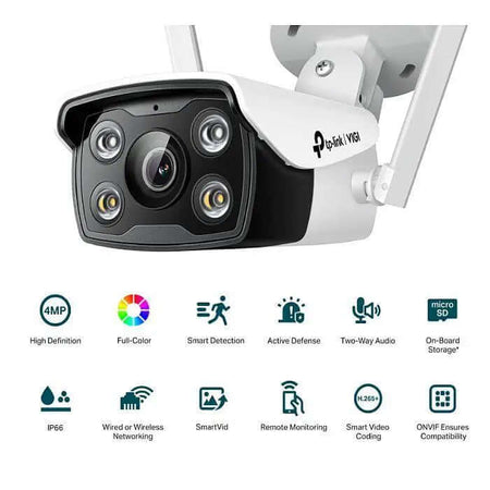 TP-LINK (VIGI C340 4MM) 4MP Outdoor Full-Colour Bullet Network Camera £ 81.48 X-Case