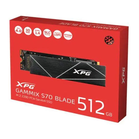 ADATA 512GB XPG GAMMIX S70 Blade M.2 NVMe SSD, M.2 2280, PCIe 4.0, 3D £ 41.82 X-Case