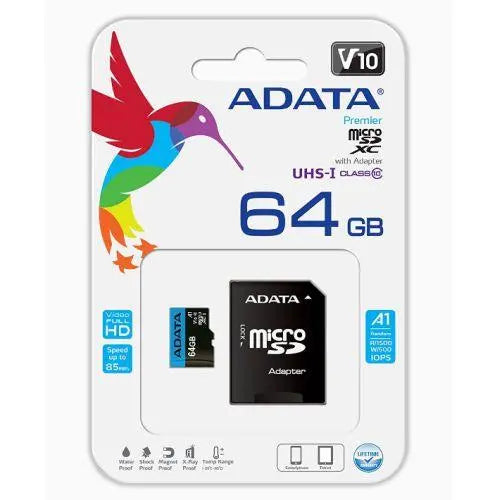 ADATA 64GB Premier Micro SDXC Card SD Adapter, UHS-I Class 10 £ 3.25 X-Case