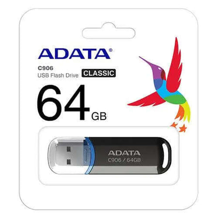 ADATA 64GB USB 2.0 Memory Pen, C906, Compact, Black & Blue - X-Case £ 3.00 X-Case