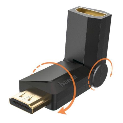 Hama High-Speed HDMI Rotatable Adapter - Male to Female-0