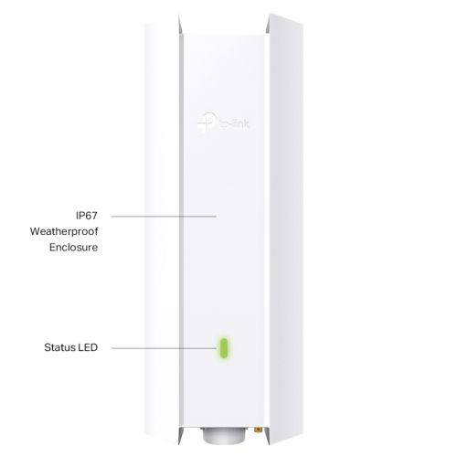 TP-LINK (EAP623-OUTDOOR HD) Omada AX1800 Indoor/Outdoor Wi-Fi 6 Access Point, Dual Band, OFDMA, MU-MIMO, 1024-QAM, PoE+, Mesh-4