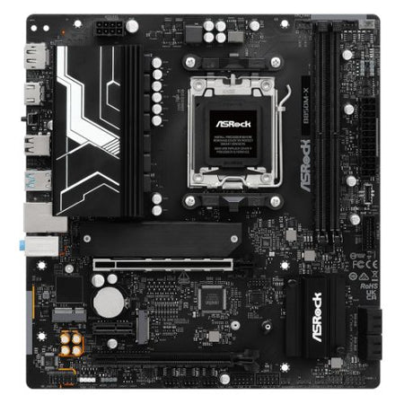 Asrock B850M-X, AMD B850, AM5, Micro ATX, 2 DDR5, HDMI, DP, 2.5G LAN, 2x M.2-0