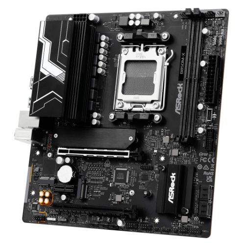 Asrock B850M-X, AMD B850, AM5, Micro ATX, 2 DDR5, HDMI, DP, 2.5G LAN, 2x M.2-2