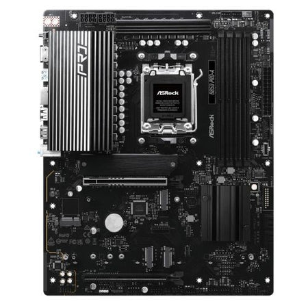 Asrock B850 PRO-A, AMD B850, AM5, ATX, 4 DDR5, HDMI, USB-C (DP-alt), 2.5G LAN, 4x M.2-0