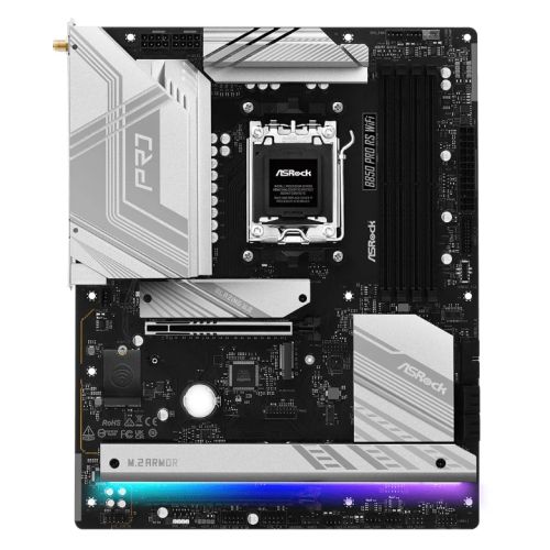 Asrock B850 PRO RS WIFI, AMD B850, AM5,  ATX, 4 DDR5, HDMI, USB-C (DP-alt), Wi-Fi 6E, 2.5G LAN, RGB, 4x M.2-0