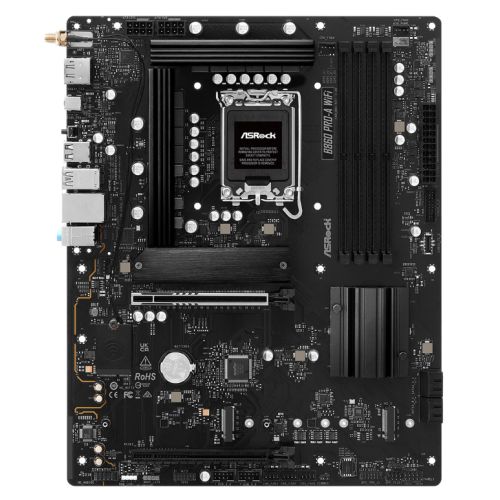 Asrock B860 PRO-A WIFI, Intel B860, 1851, ATX, 4 DDR5, HDMI, DP, Wi-Fi 6E, 2.5G LAN, 3x M.2-0