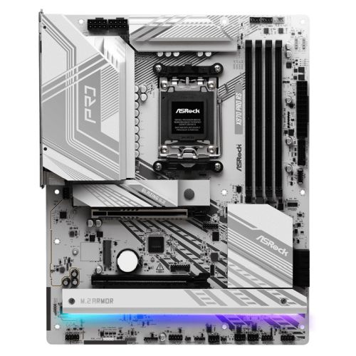 Asrock X870 PRO RS, AMD X870, AM5, ATX, 4 DDR5, HDMI, 2 USB4, 2.5G LAN, RGB, 3x M.2-0