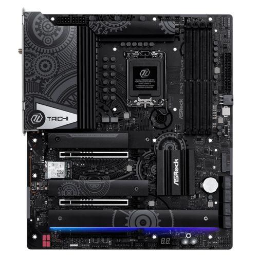 Asrock Z790 TAICHI LITE, Intel Z790, 1700, EATX, 4 DDR5, HDMI, 2 Thunderbolt, Wi-Fi 6E, 2.5G & GB LAN, PCIe5, RGB, 5x M.2-0