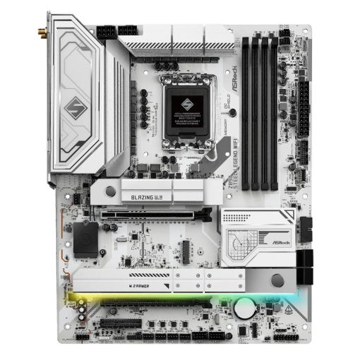 Asrock Z890 STEEL LEGEND WIFI, Intel Z890, 1851, ATX, 4 DDR5, HDMI, 2 TB4, Wi-Fi 7, 2.5G LAN, RGB, 4x M.2-0