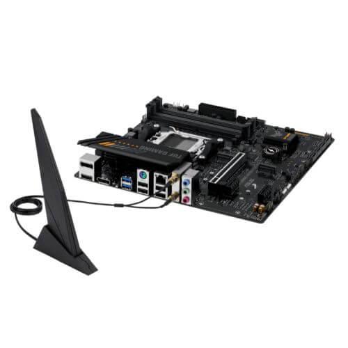 Asus TUF GAMING A620M-PLUS WIFI, AMD A620, AM5, Micro ATX, 4 DDR5, HDMI, 2 DP, Wi-Fi 6, 2.5G LAN, PCIe4, 2x M.2-3