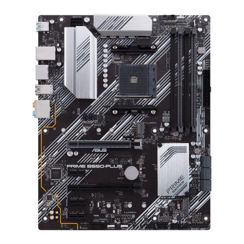 Asus PRIME B550-PLUS, AMD B550, AM4, ATX, 4 DDR4, HDMI, DP, XFire, PCIe4, M.2-0