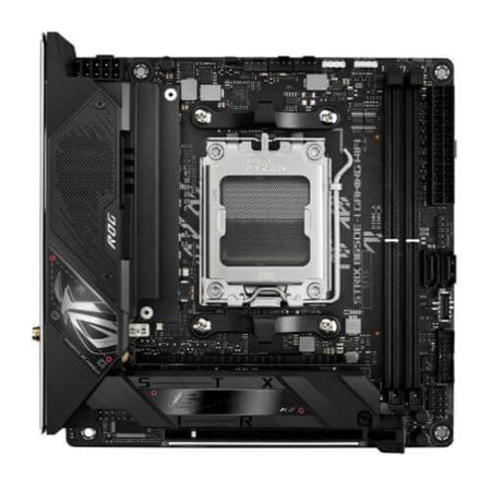 Asus ROG STRIX B650E-I GAMING WIFI, AMD B650, AM5, Mini ITX, 2 DDR5, HDMI, DP Alt Mode, Wi-Fi 6E, 2.5G LAN, PCIe5, 2x M.2-0