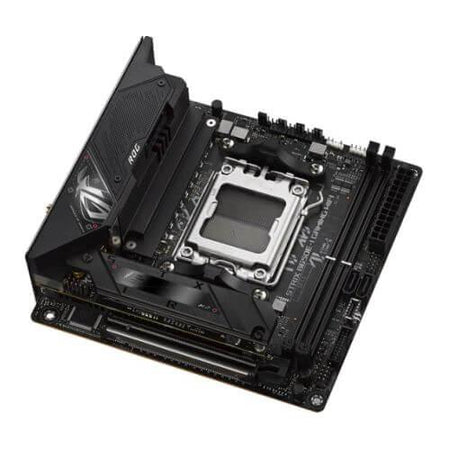 Asus ROG STRIX B650E-I GAMING WIFI, AMD B650, AM5, Mini ITX, 2 DDR5, HDMI, DP Alt Mode, Wi-Fi 6E, 2.5G LAN, PCIe5, 2x M.2-2