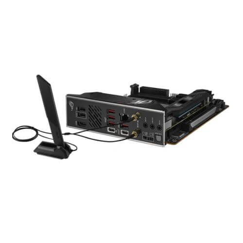 Asus ROG STRIX B650E-I GAMING WIFI, AMD B650, AM5, Mini ITX, 2 DDR5, HDMI, DP Alt Mode, Wi-Fi 6E, 2.5G LAN, PCIe5, 2x M.2-3