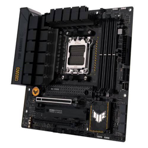 Asus TUF GAMING B650M-PLUS WIFI, AMD B650, AM5, Micro ATX, 4 DDR5, HDMI, DP, Wi-Fi 6, 2.5G LAN, PCIe4, 2x M.2-1