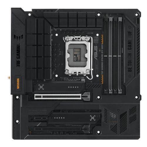 Asus TUF GAMING B760M-BTF WIFI, Intel B760, 1700, Micro ATX, 4 DDR5, HDMI, DP, Wi-Fi 6, 2.5G LAN, PCIe5, 3x M.2 *Requires a BTF Compatible Chassis*-0