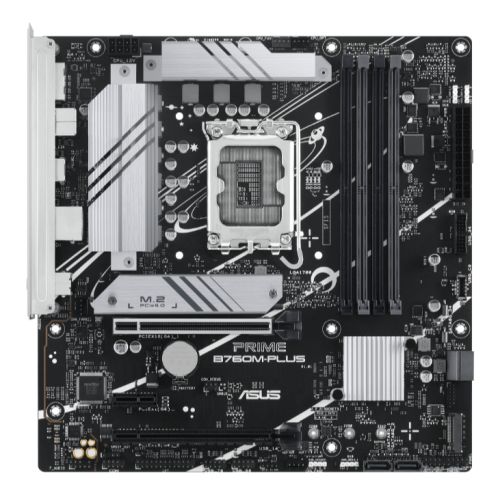 Asus PRIME B760M-PLUS, Intel B760, 1700, Micro ATX, 4 DDR5, HDMI, DP, 2.5G LAN, PCIe4, 2x M.2-0