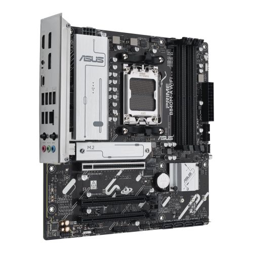 Asus PRIME B840M-A WIFI, AMD B840, AM5, Micro ATX, 4 DDR5, HDMI, 2 DP, Wi-Fi 6E, 2.5G LAN, 3x M.2-2