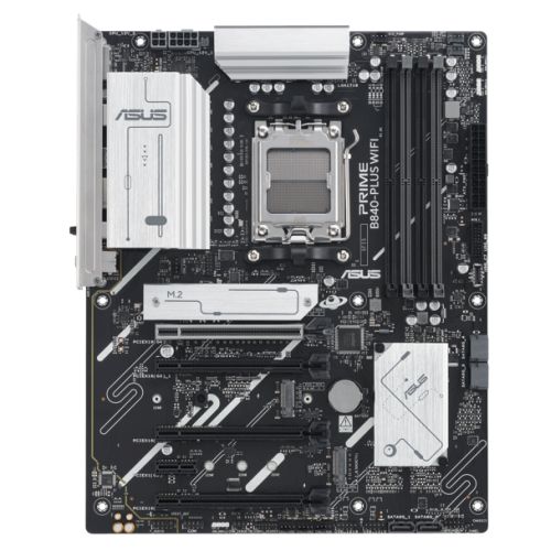 Asus PRIME B840-PLUS WIFI, AMD B840, AM5, ATX, 4 DDR5, HDMI, DP, Wi-Fi 6E, 2.5G LAN, 3x M.2-0