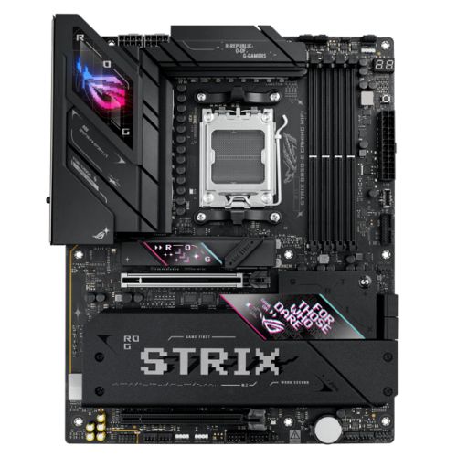 Asus ROG STRIX B850-E GAMING WIFI, AMD B850, AM5, ATX, 4 DDR5, HDMI, DP, USB4, Wi-Fi 7, 5G LAN, PD 30W, RGB, 5x M.2-0