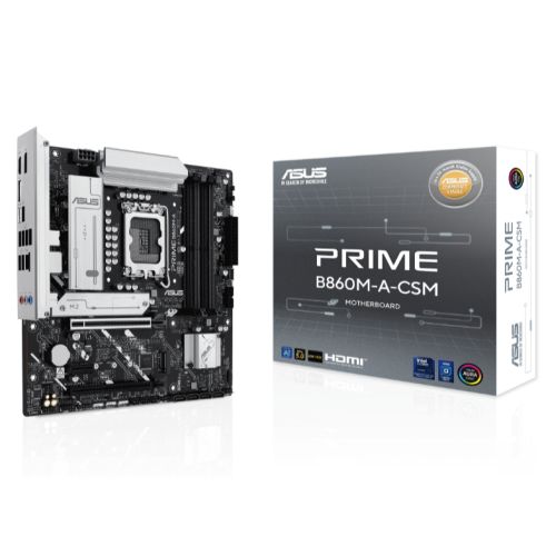 Asus PRIME B860M-A-CSM - Corporate Stable Model, Intel B860, 1851, Micro ATX, 4 DDR5, HDMI, 2 DP, 2.5G LAN, 2x M.2-5