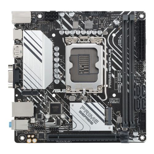 Asus PRIME H610I-PLUS-CSM - Corporate Stable Model, Intel H610, 1700, Mini ITX, 2 DDR5, VGA, HDMI, DP, 1x M.2-0