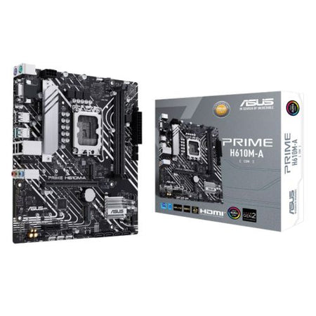 Asus PRIME H610M-A-CSM - Corporate Stable Model, Intel H610, 1700, Micro ATX, 2 DDR5, VGA, HDMI, DP, 2x M.2-4