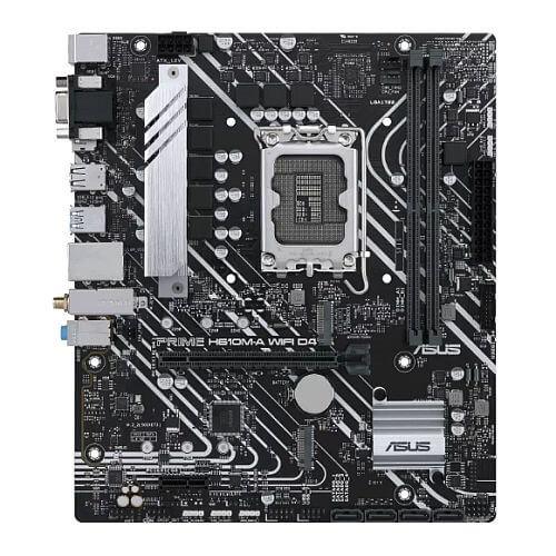 Asus PRIME H610M-A WIFI D4, Intel H610, 1700, Micro ATX, 2 DDR4, VGA, HDMI, DP, Wi-Fi, PCIe4, 2x M.2-0