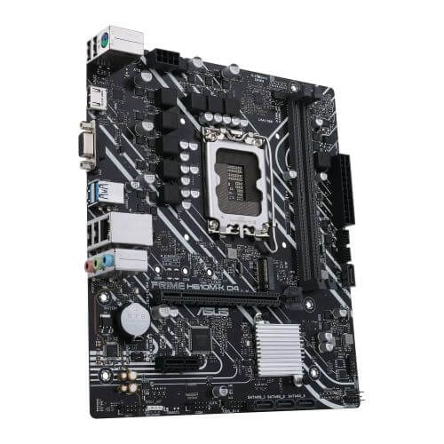 Asus PRIME H610M-K D4, Intel H610, 1700, Micro ATX, 2 DDR4, VGA, HDMI, PCIe4, 1x M.2-1