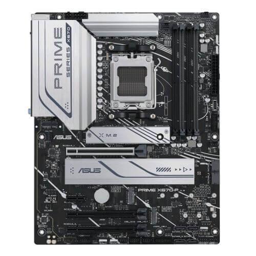 Asus PRIME X670-P, AMD X670, AM5, ATX, 4 DDR5, HDMI, DP, 2.5G LAN, PCIe4, 3x M.2-0