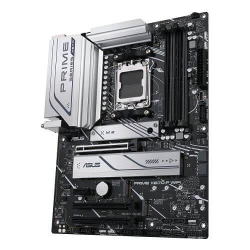 Asus PRIME X670-P WIFI, AMD X670, AM5, ATX, 4 DDR5, HDMI, DP, Wi-Fi 6, 2.5G LAN, PCIe4, 3x M.2-2