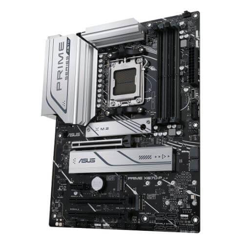 Asus PRIME X670-P, AMD X670, AM5, ATX, 4 DDR5, HDMI, DP, 2.5G LAN, PCIe4, 3x M.2-3