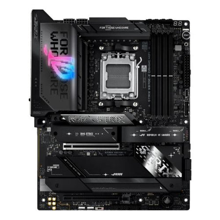 Asus ROG STRIX X870E-E GAMING WIFI, AMD X870E, AM5, ATX, 4 DDR5, HDMI, 2 USB4, Wi-Fi 7, 5G LAN, PD 30W, RGB, 5x M.2-0