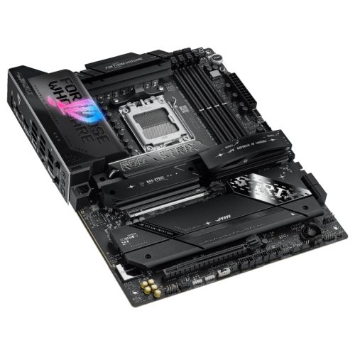 Asus ROG STRIX X870E-E GAMING WIFI, AMD X870E, AM5, ATX, 4 DDR5, HDMI, 2 USB4, Wi-Fi 7, 5G LAN, PD 30W, RGB, 5x M.2-3