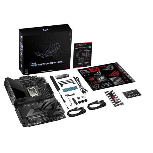 Asus ROG MAXIMUS Z790 DARK HERO, Intel Z790, 1700, ATX, 4 DDR5, HDMI, Thunderbolt 4, Wi-Fi 7, 2.5G LAN, PCIe5, Polymo Lighting, 5x M.2-5