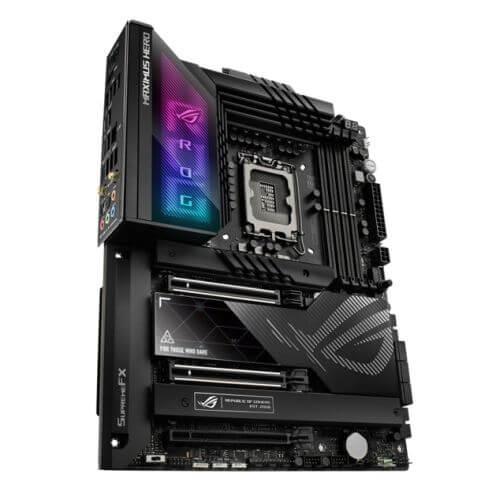 Asus ROG MAXIMUS Z790 HERO, Intel Z790, 1700, ATX, 4 DDR5, HDMI, 2 Thunderbolt, Wi-Fi 6E, 2.5G LAN, PCIe5, Hyper M.2 Card, RGB, 5x M.2-3