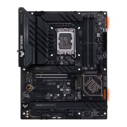 Asus TUF GAMING Z790-PLUS WIFI D4, Intel Z790, 1700, ATX, 4 DDR4, HDMI, DP, Wi-Fi 6, 2.5G LAN, PCIe5, RGB, 4x M.2-0