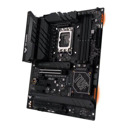 Asus TUF GAMING Z790-PLUS WIFI D4, Intel Z790, 1700, ATX, 4 DDR4, HDMI, DP, Wi-Fi 6, 2.5G LAN, PCIe5, RGB, 4x M.2-1