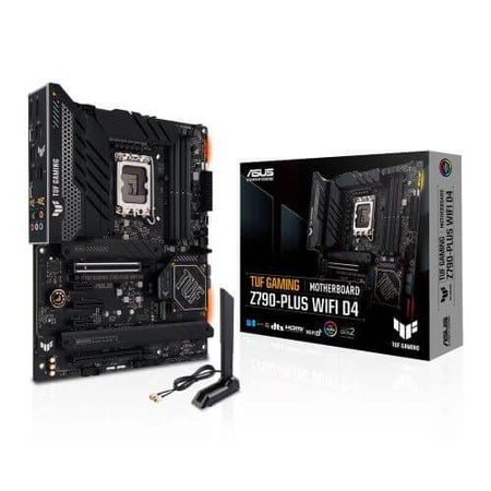 Asus TUF GAMING Z790-PLUS WIFI D4, Intel Z790, 1700, ATX, 4 DDR4, HDMI, DP, Wi-Fi 6, 2.5G LAN, PCIe5, RGB, 4x M.2-5