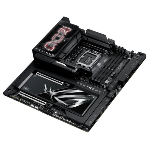 Asus ROG MAXIMUS Z890 EXTREME, Intel Z890, 1851, EATX, 4 DDR5, HDMI, 2 TB5, Wi-Fi 7, 10G & 2.5G LAN, ROG Q-DIMM.2 Card, LCD Screen, 6x M.2-2