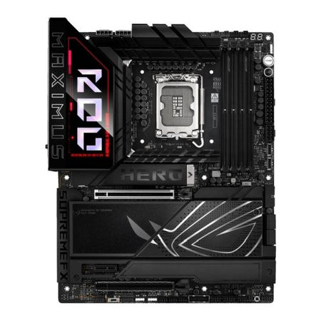 Asus ROG MAXIMUS Z890 HERO, Intel Z890, 1851, ATX, 4 DDR5, HDMI, 2 TB4, Wi-Fi 7, 5G & 2.5G LAN, PD 60W, RGB, 6x M.2-0