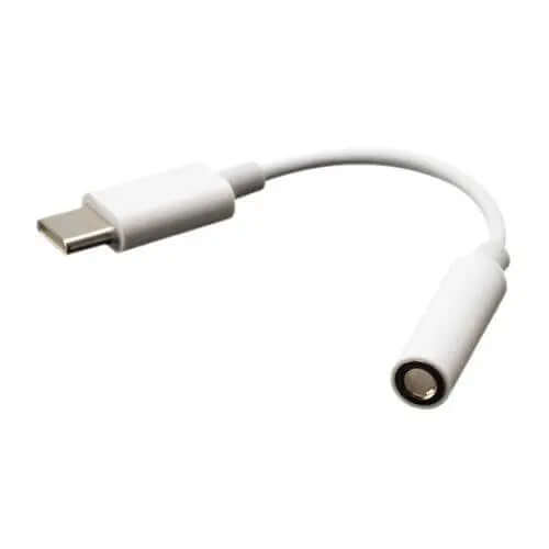 Akasa USB Type-C Male to 3.5mm Jack Female Adapter, 10cm, White - £ 4.19 X-Case