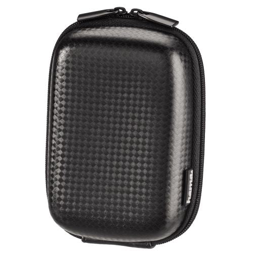 Hama Hardcase 60L Carbon Style Compact Camera Case, Belt Loop, Neck Strap, Black, 7 x 4 x 11 cm Compartment-0